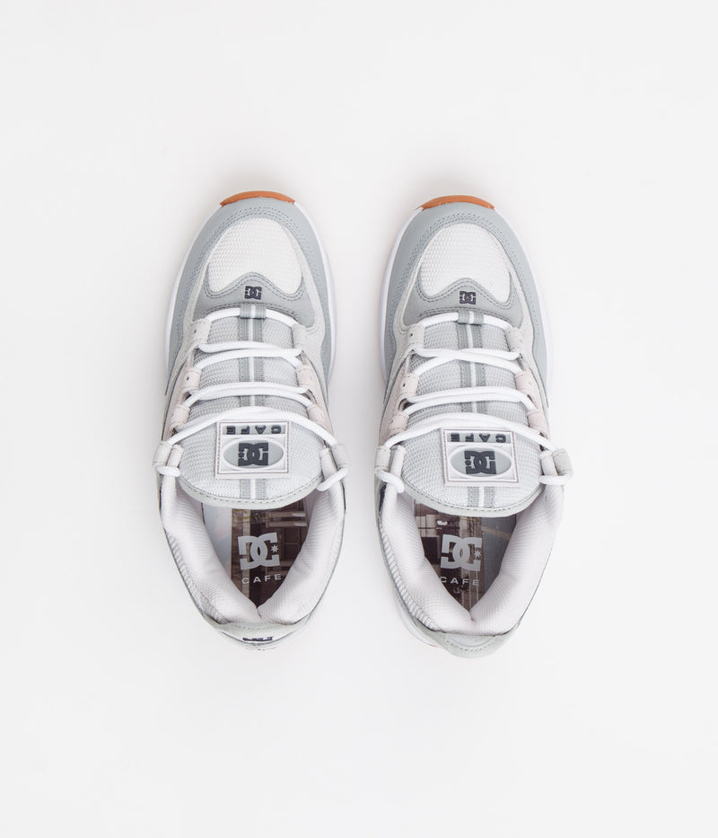 DC x Skateboard Cafe Kalis OG Shoes in Light Grey