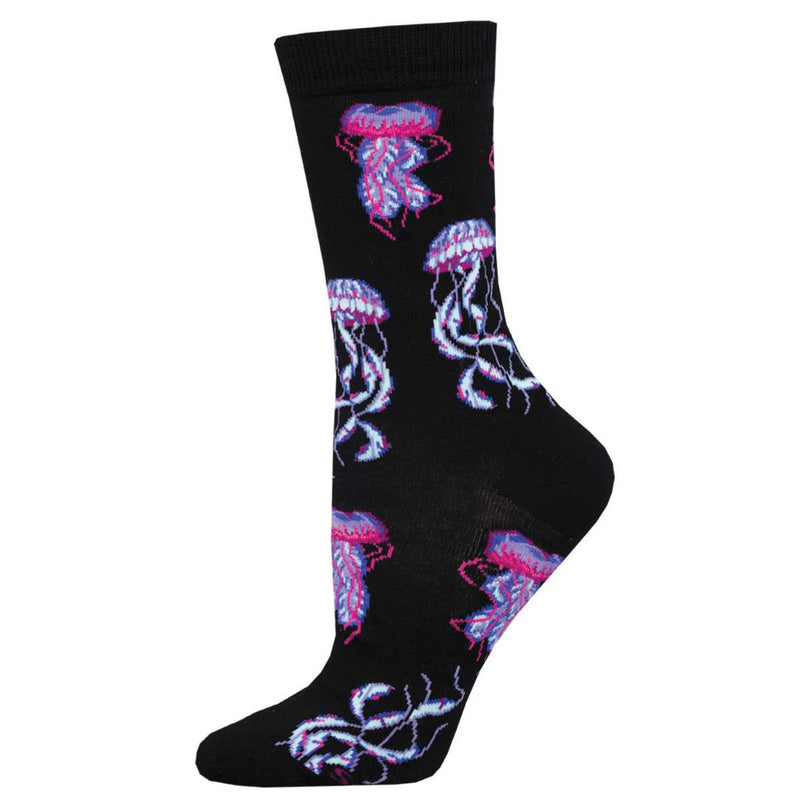 Deep Sea Jellies - Women's Bamboo Crew
