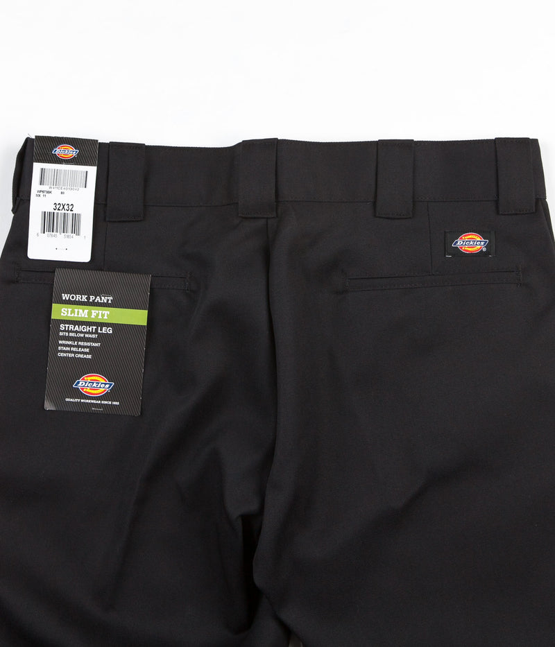 Dickies 873 Slim Straight Work Pants in Black