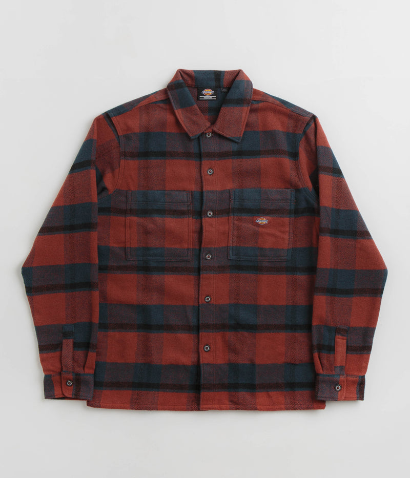 Dickies Coaling Shirt in Dark Check