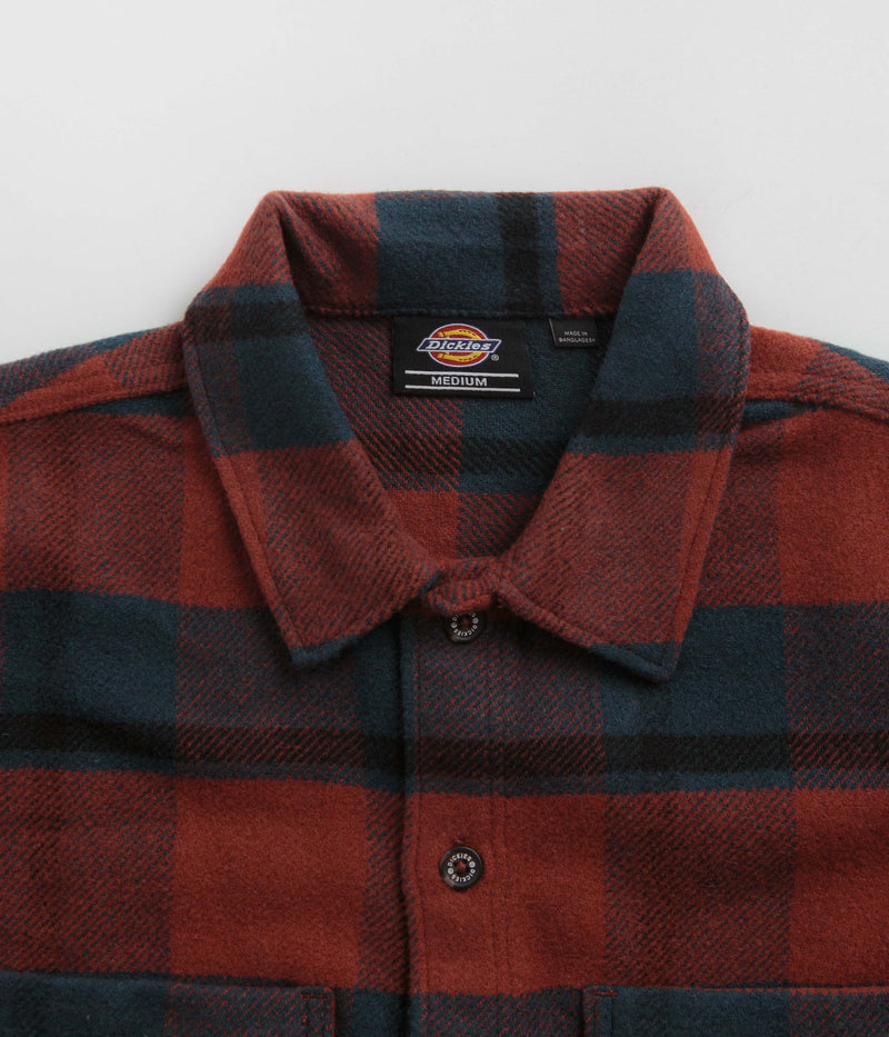 Dickies Coaling Shirt in Dark Check