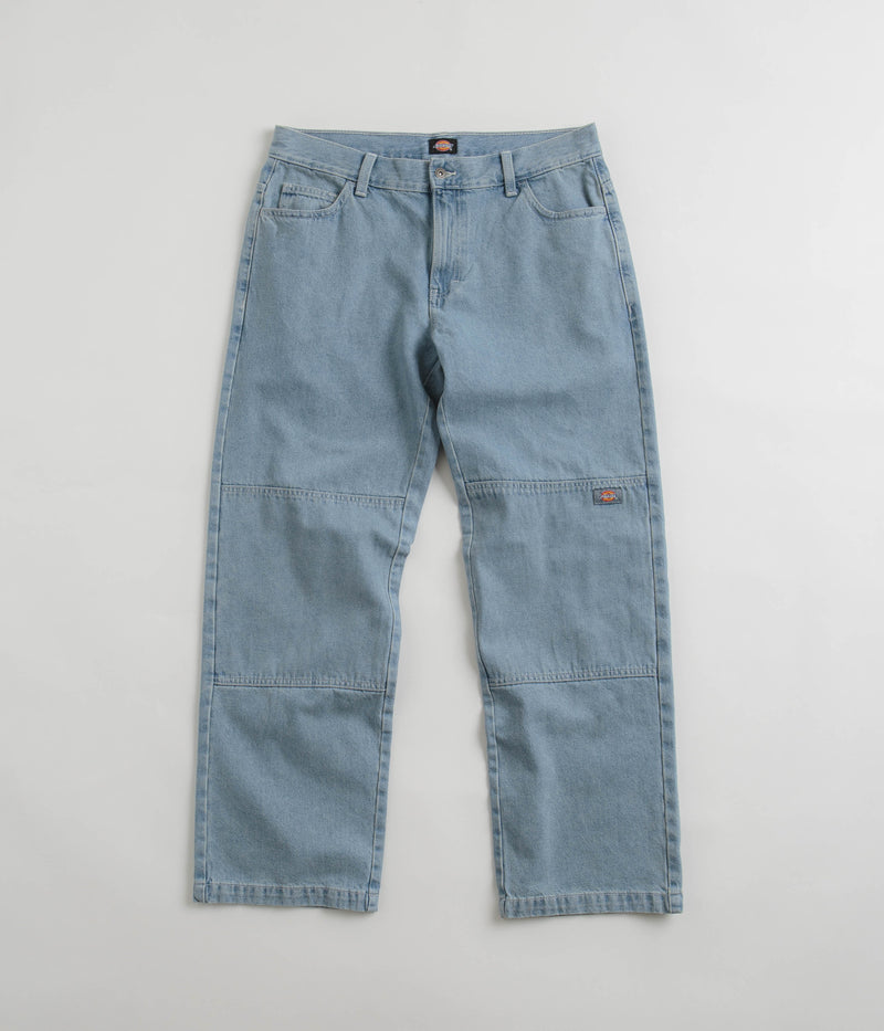Dickies Double Knee Jeans in Light Wash