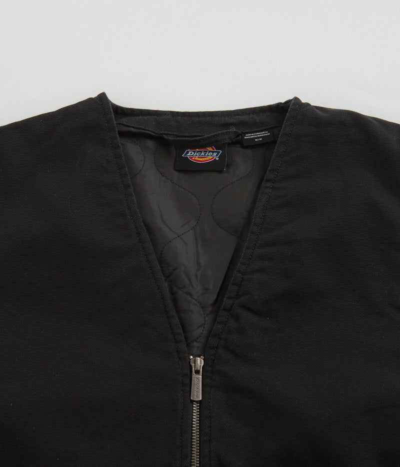 Dickies Duck Canvas Summer Vest in Black