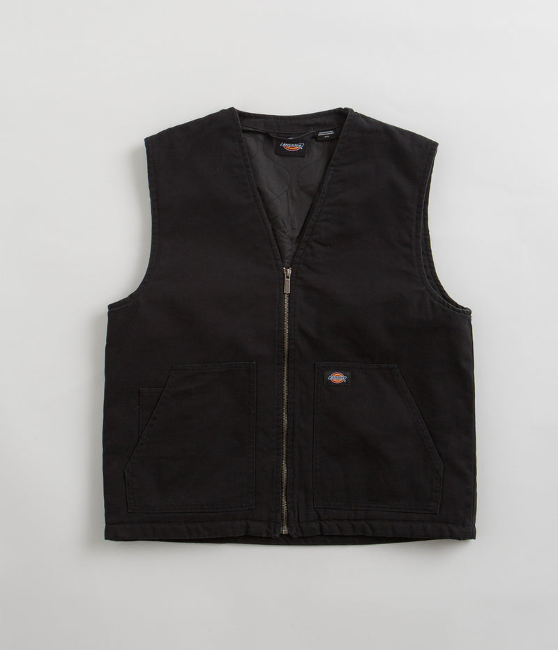 Dickies Duck Canvas Summer Vest in Black