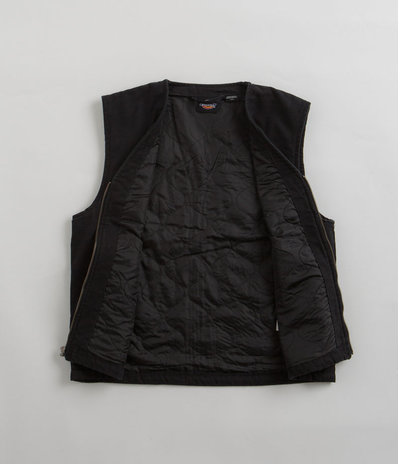 Dickies Duck Canvas Summer Vest in Black
