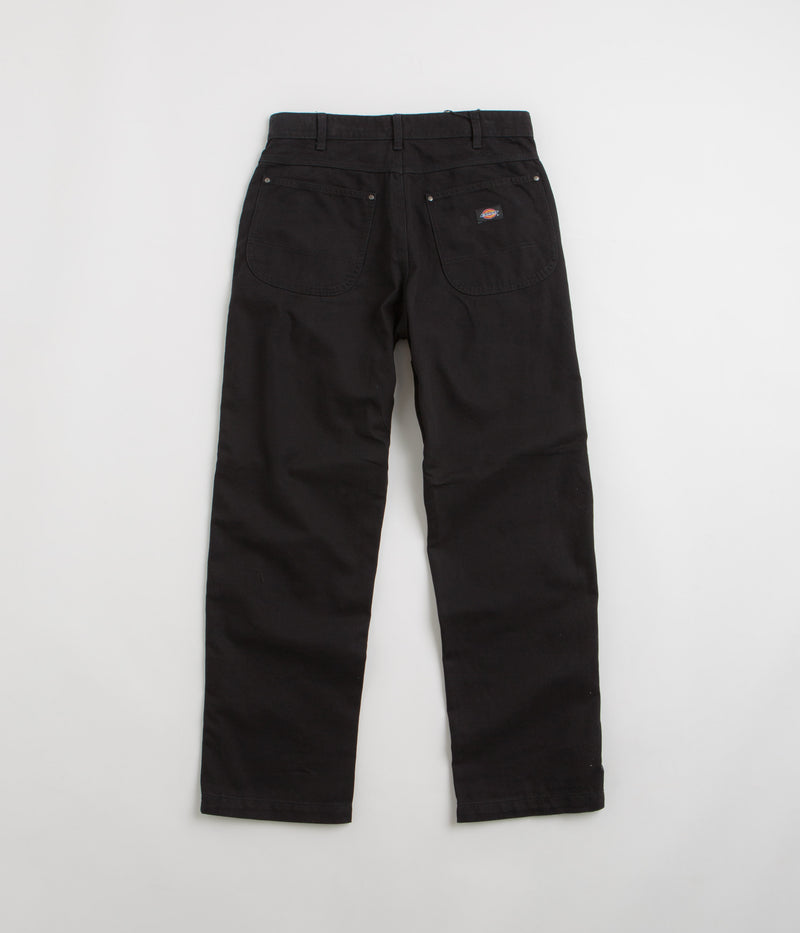 Dickies Duck Canvas Utility Pants in Stone Washed Black