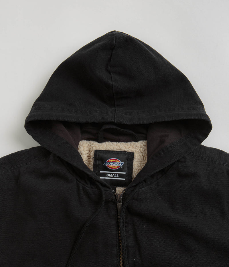 Dickies Hooded Duck Canvas Jacket in Black