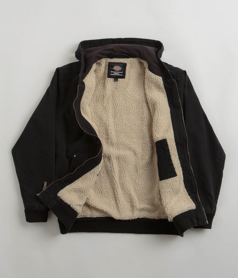 Dickies Hooded Duck Canvas Jacket in Black