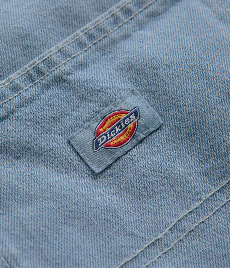 Dickies Madison Denim Shorts in Vintage Aged Blue