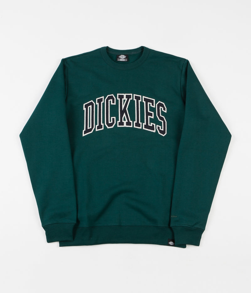 Dickies Mount Sherman Crewneck Sweatshirt in Forest