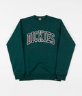 Dickies Mount Sherman Crewneck Sweatshirt in Forest