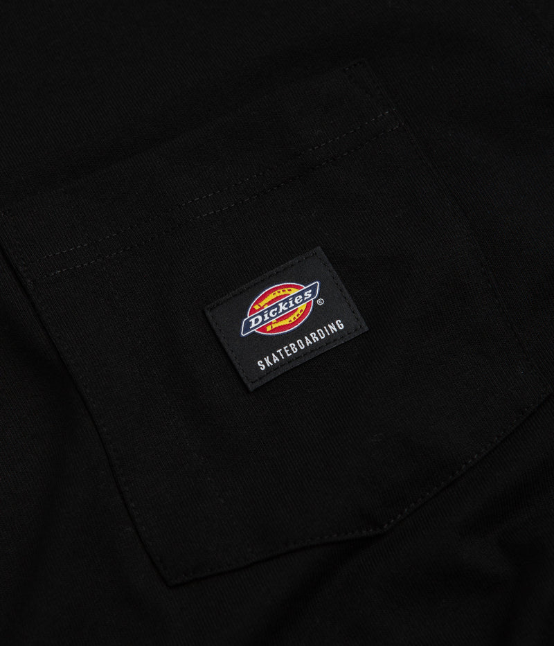 Dickies Mount Vista Pocket Long Sleeve T-Shirt in Black