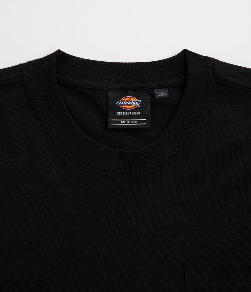 Dickies Mount Vista Pocket Long Sleeve T-Shirt in Black
