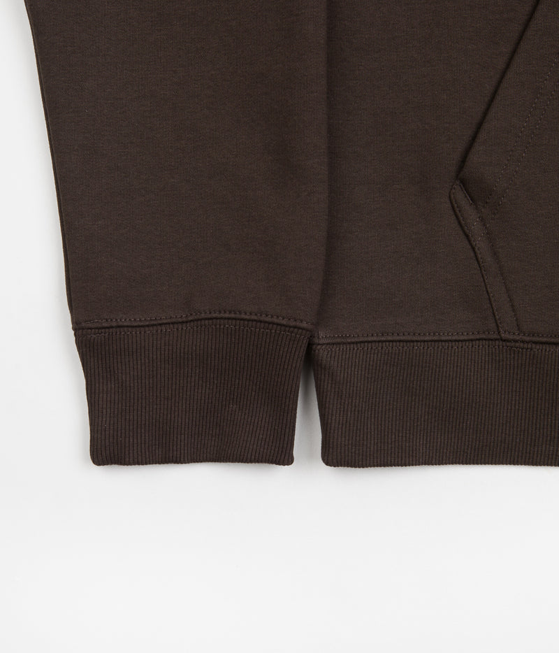 Dickies Oakport Hoodie in Dark Brown