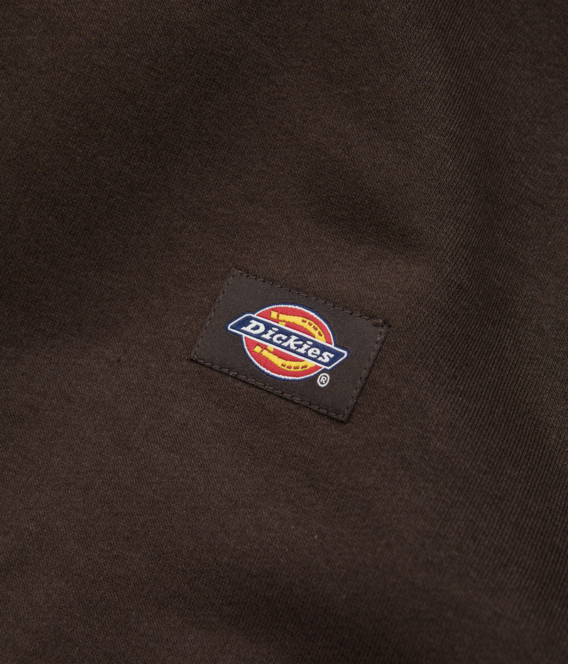 Dickies Oakport Hoodie in Dark Brown