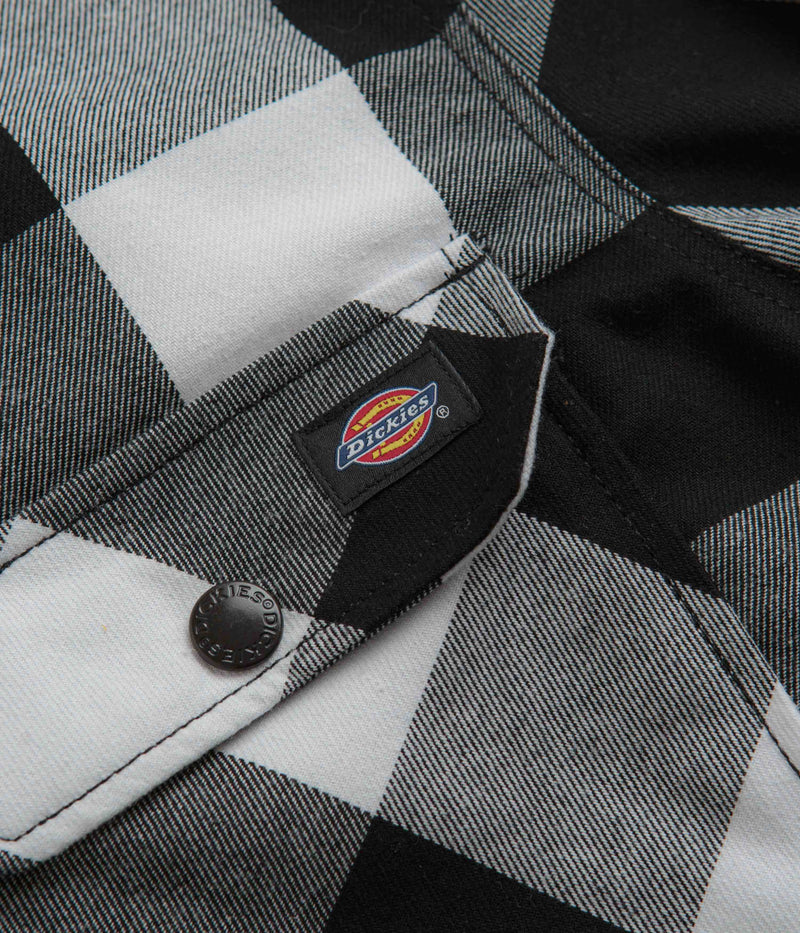 Dickies Sherpa Lined Sacramento Shirt in Black