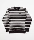 Dickies Westover Stripe Crewneck Sweatshirt in White