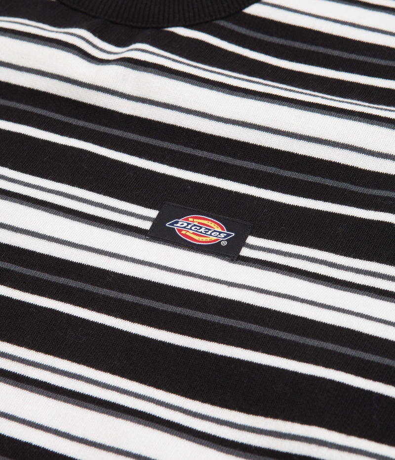 Dickies Westover Stripe Crewneck Sweatshirt in White