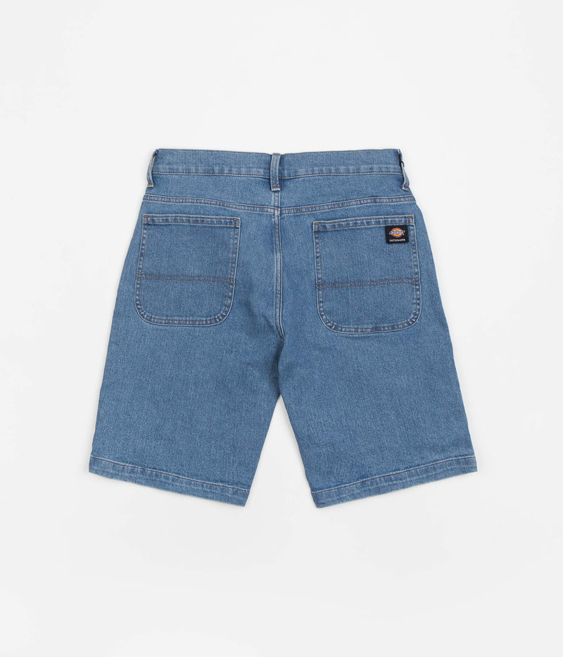 Dickies Wingville Denim Shorts in Light Wash