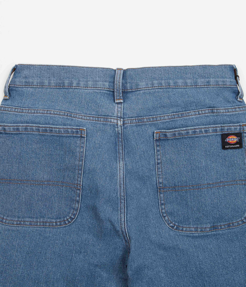 Dickies Wingville Denim Shorts in Light Wash