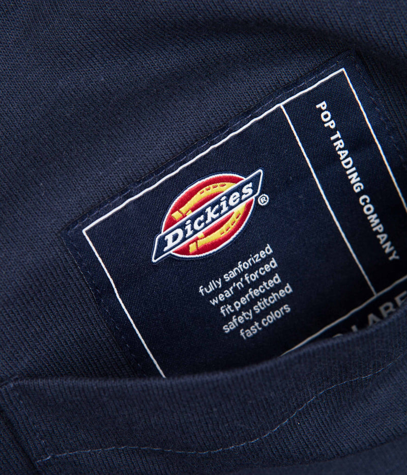 Dickies x Pop Trading Company T-Shirt in Navy Blue
