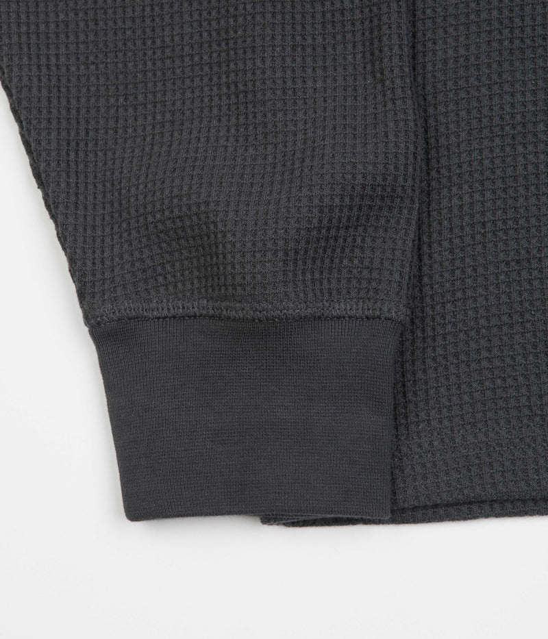 Dickies x Pop Trading Company Waffle Long Sleeve T-Shirt in Charcoal Grey