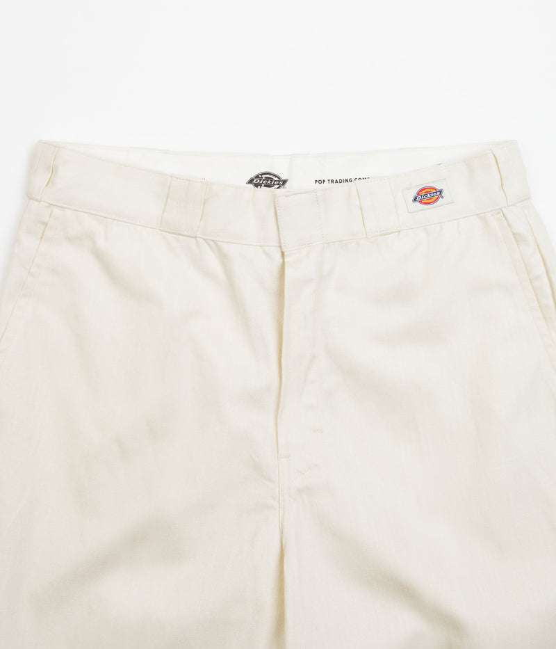 Dickies x Pop Trading Company Work Pants in Off White