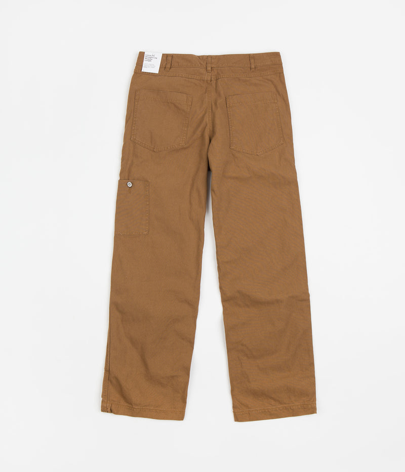Nike Double Panel Unlined Pants in Ale Brown and White