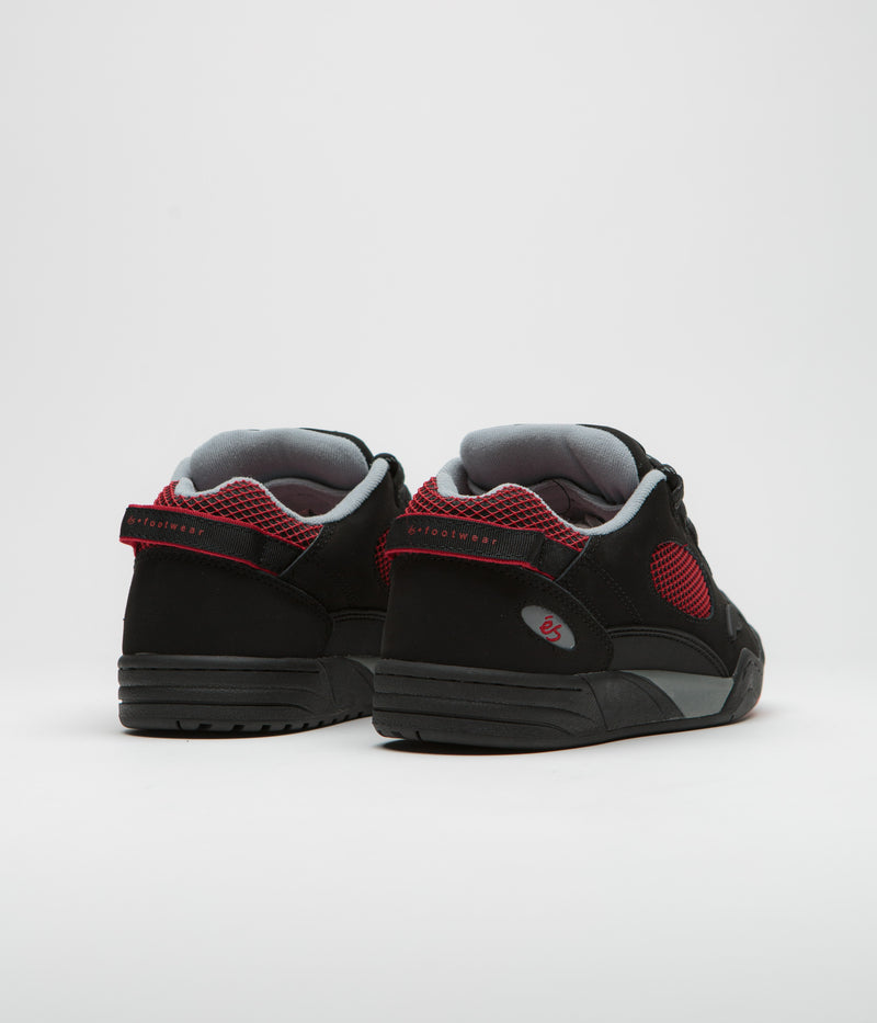 eS Muska Shoes in Black and Red
