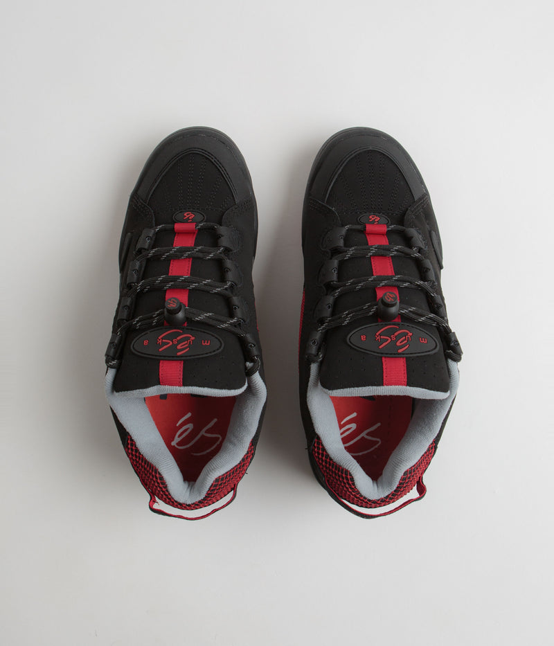 eS Muska Shoes in Black and Red
