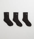 Nike Everyday Cushioned Training Crew Socks (3 Pair) in Black and White