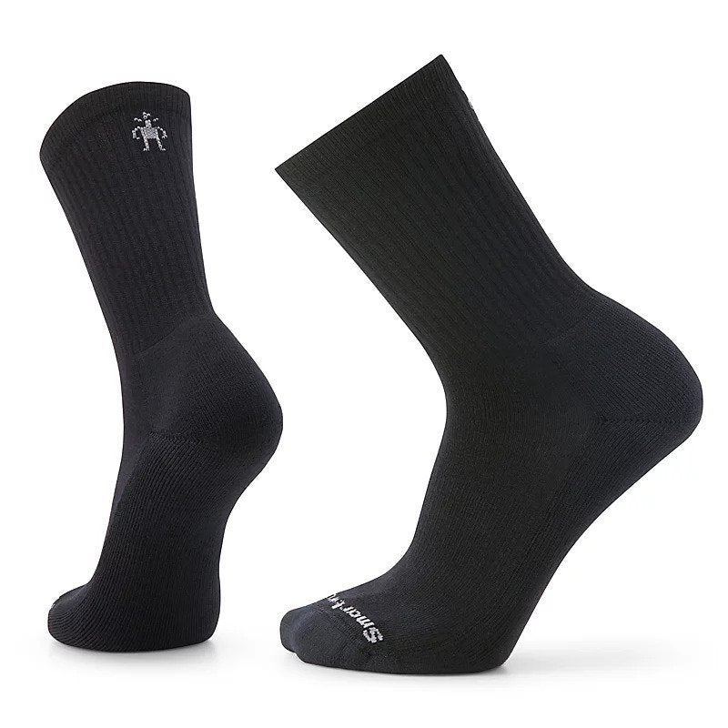 Everyday Solid Rib Light Cushion Crew Socks