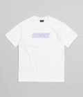 flatspot Graff T-Shirt in White and Violet