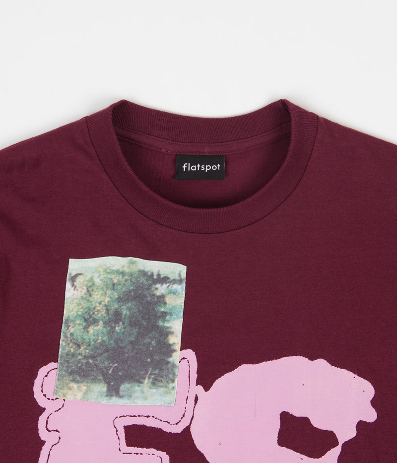 flatspot Slay T-Shirt in Burgundy