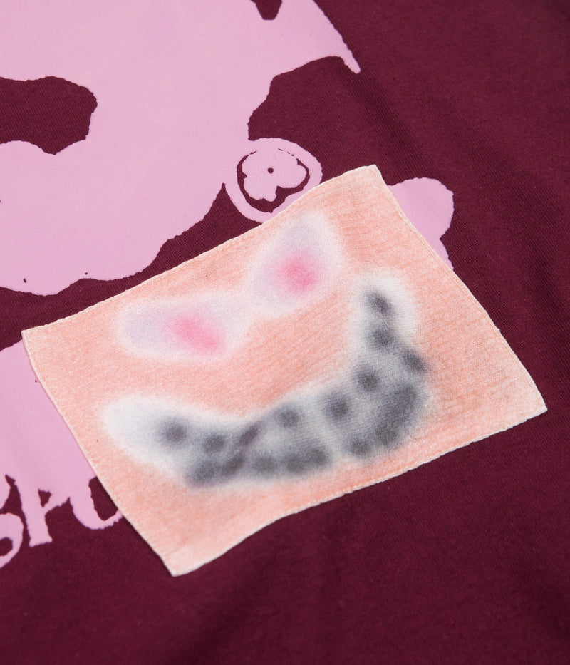 flatspot Slay T-Shirt in Burgundy