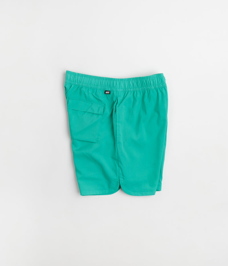 Nike Flow Shorts in Clear Jade and White