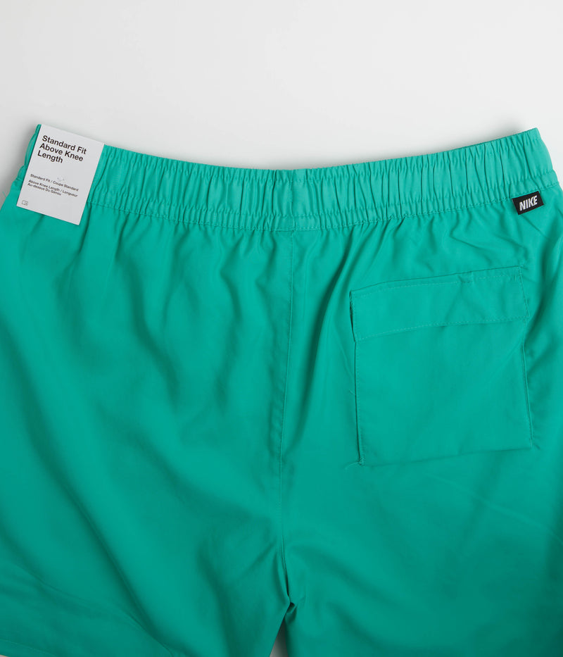 Nike Flow Shorts in Clear Jade and White