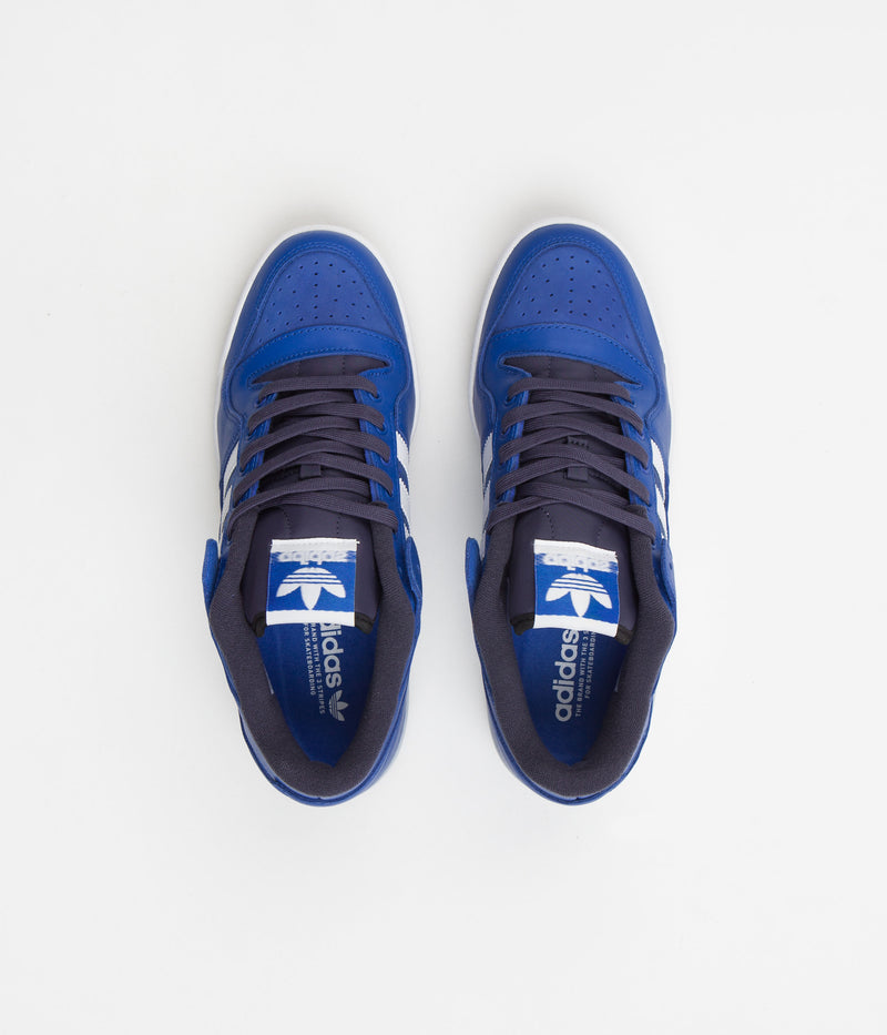 Adidas Forum 84 Low ADV Shoes in Bluebird and FTWR White / Shadow Navy