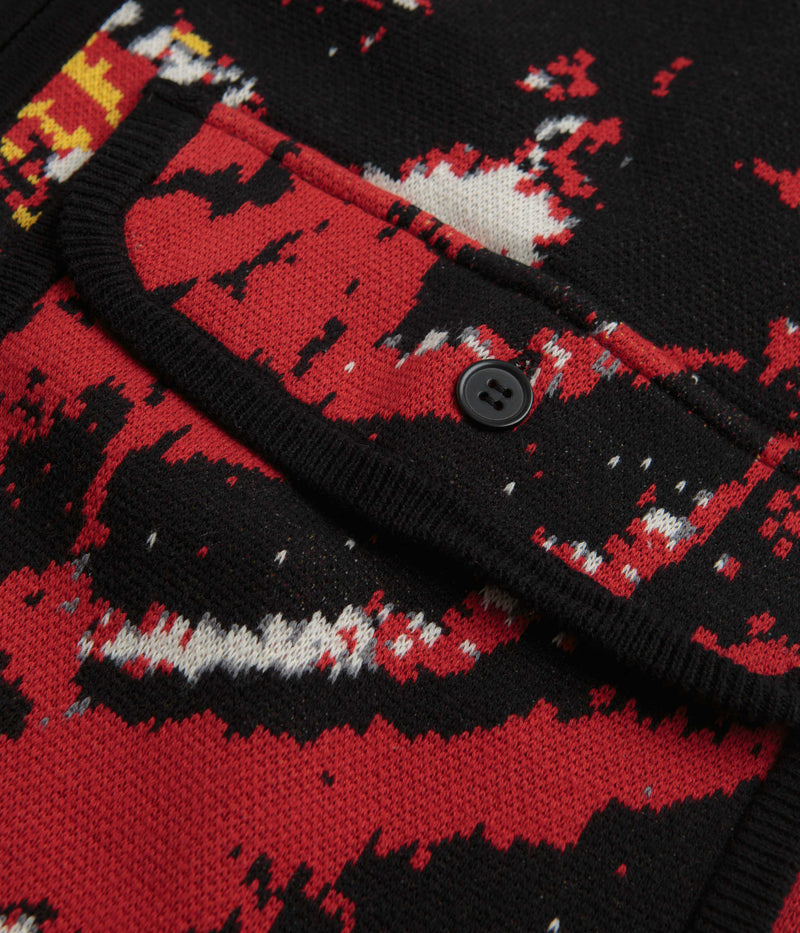 Fucking Awesome Better Half Knitted Utility Vest in AOP