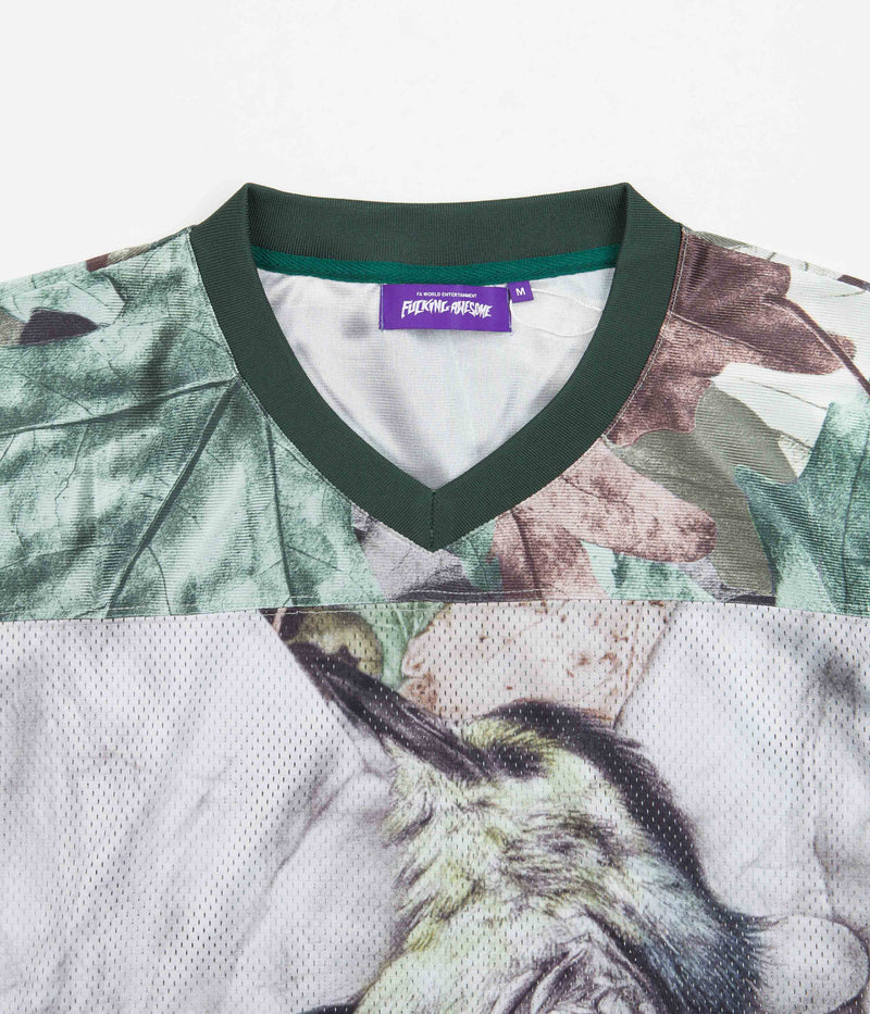 Fucking Awesome Bird In Hand Football Jersey in AOP