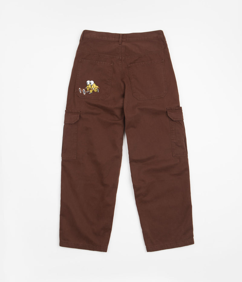 Fucking Awesome Contacts Baggy Cargo Pants in Dark Brown