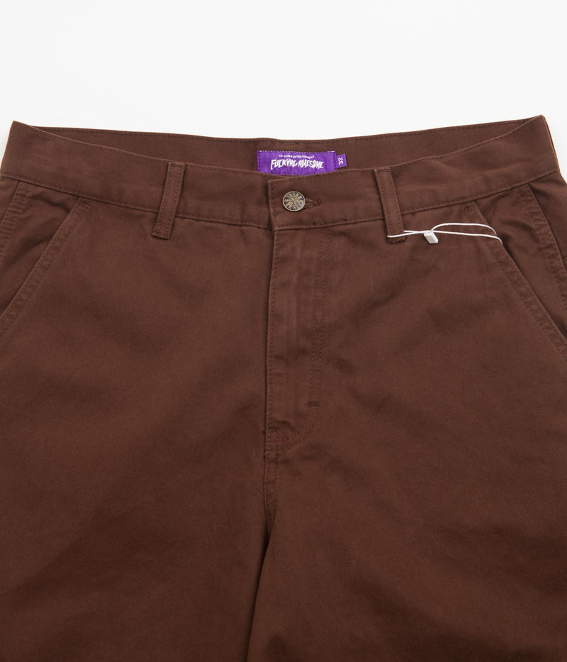 Fucking Awesome Contacts Baggy Cargo Pants in Dark Brown