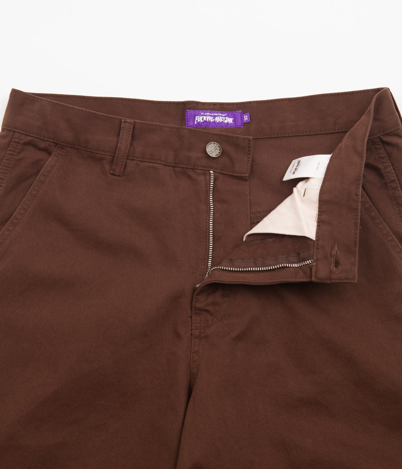 Fucking Awesome Contacts Baggy Cargo Pants in Dark Brown
