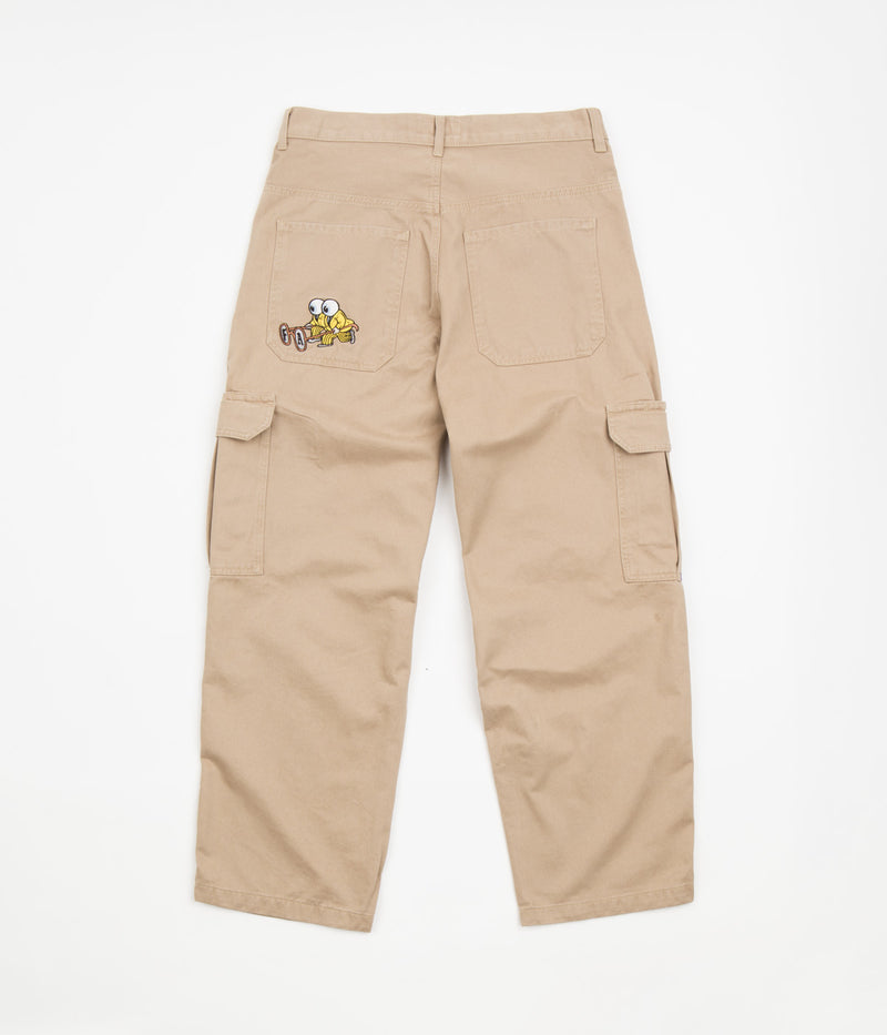 Fucking Awesome Contacts Baggy Cargo Pants in Khaki