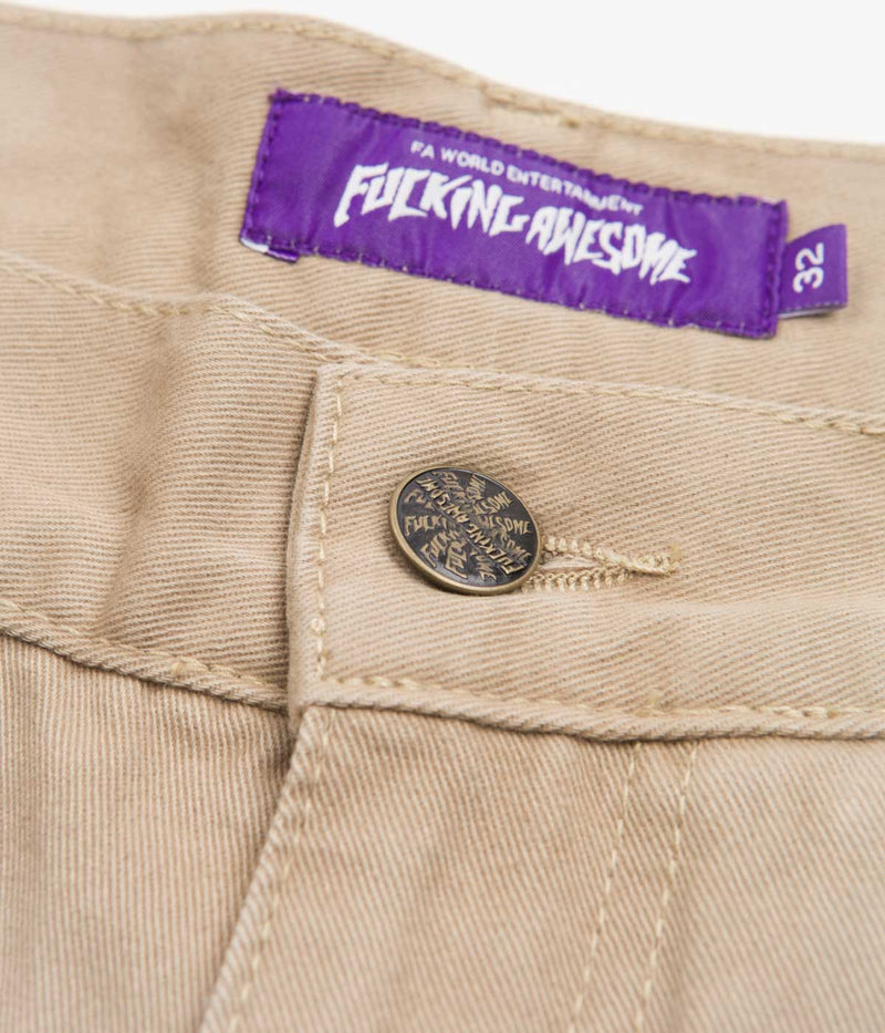 Fucking Awesome Contacts Baggy Cargo Pants in Khaki