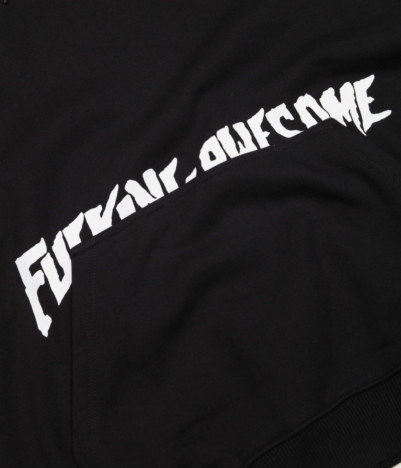 Fucking Awesome Cut Off Hoodie in Black