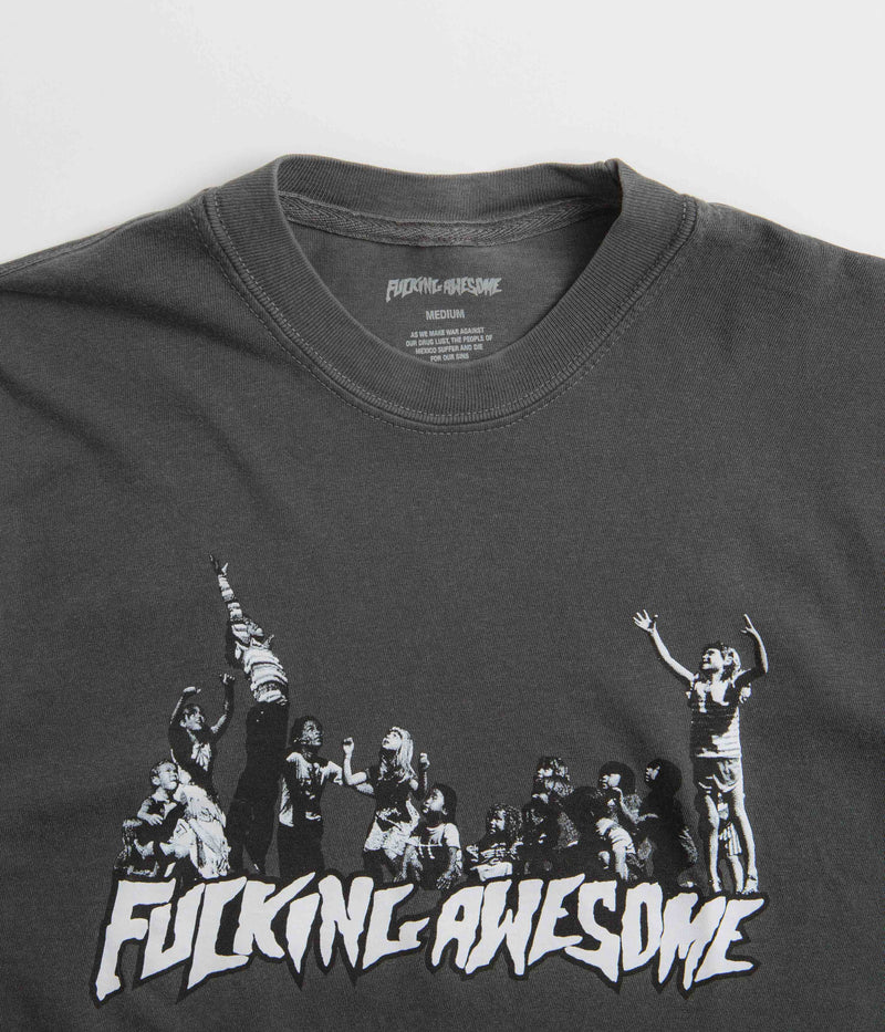 Fucking Awesome Hug The Earth T-Shirt in Pepper
