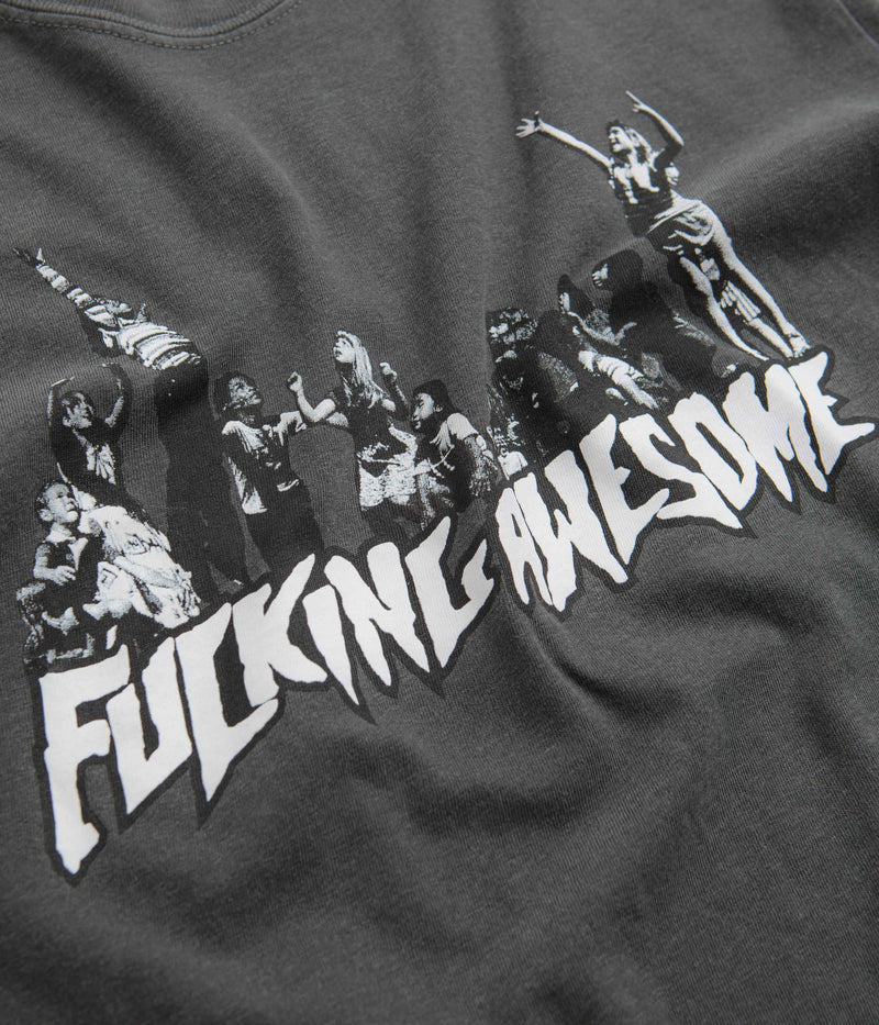 Fucking Awesome Hug The Earth T-Shirt in Pepper