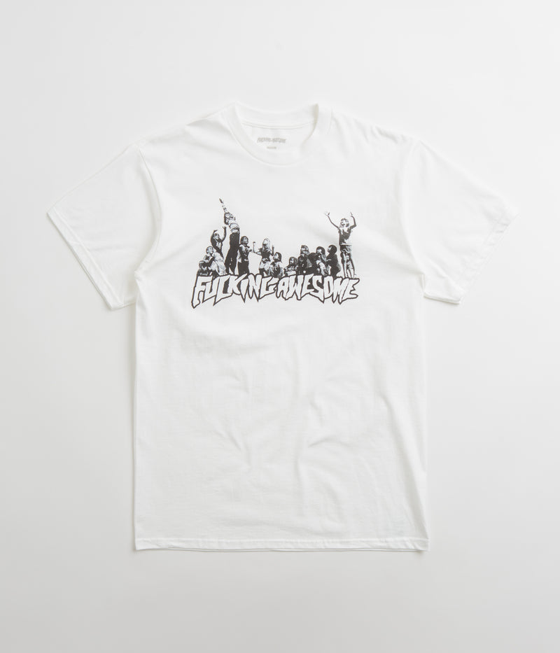 Fucking Awesome Hug The Earth T-Shirt in White