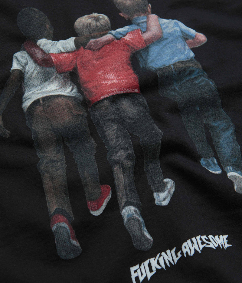 Fucking Awesome Kids Are Alright Crewneck Sweatshirt in Black